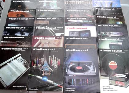 various-Studio Sound mags Jan 78 - - Dec 82